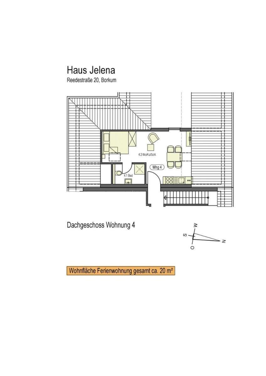 Haus Jelena Appartement 4 บอร์คุม ภายนอก รูปภาพ